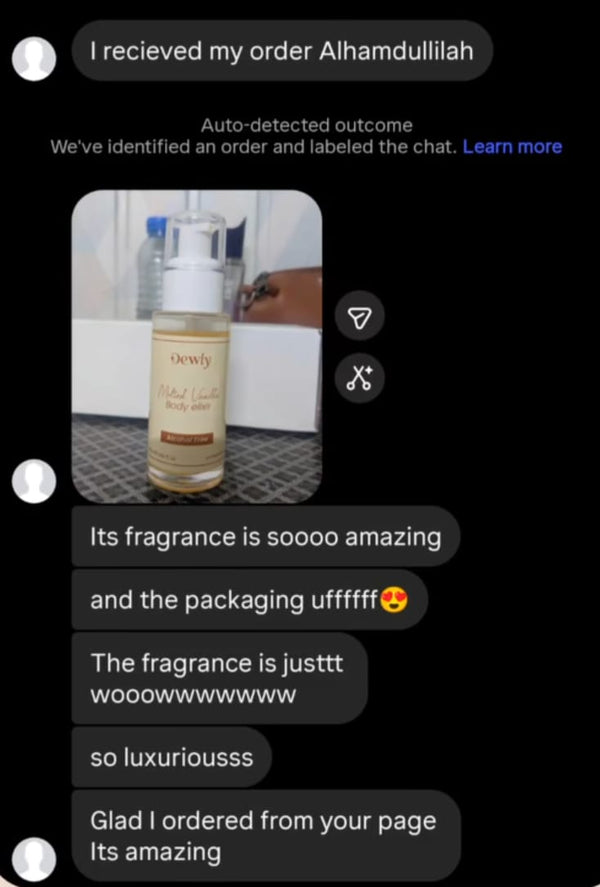 Customer testimonial