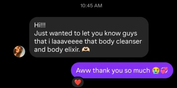 Customer testimonial