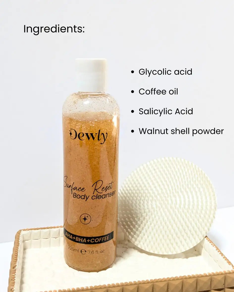 exfoliating cleanser by Dewly